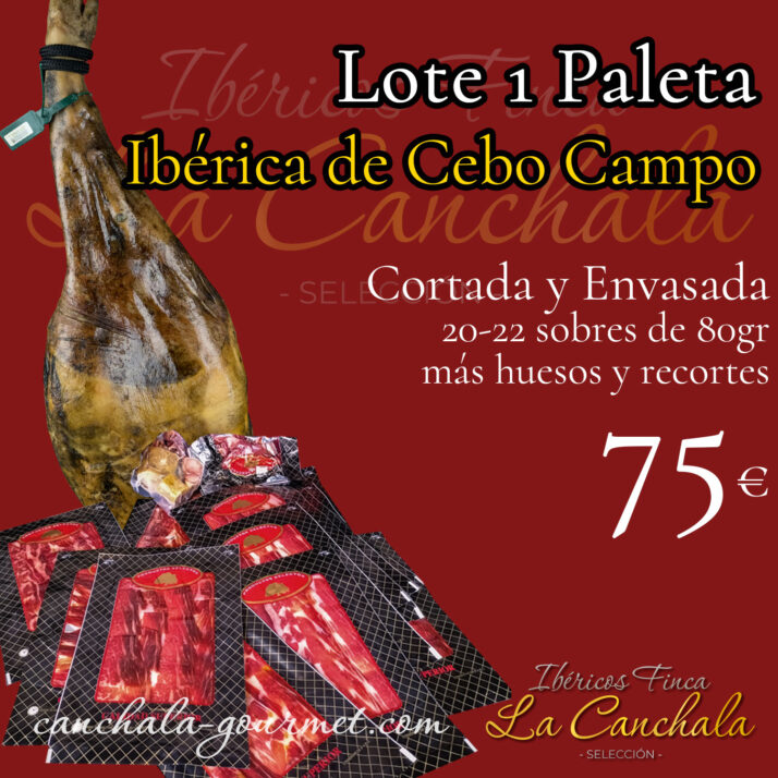 Paleta de Cebo Campo Ibérica 50% Raza Ibérica Loncheada